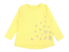 Name It yarrow/butterfly glitter loose top